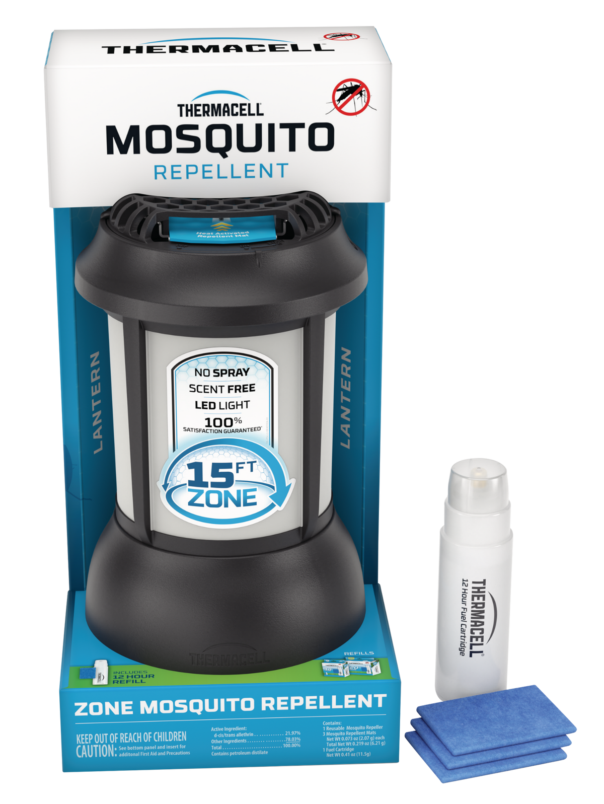 Thermacell PSLL2 Patio Shield Lantern Mosquito Repeller Black 15 ft 12-Hr — view 3