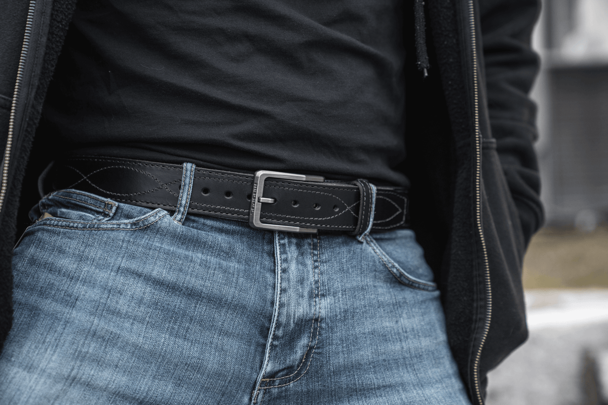 Magpul Industries Tejas EL Pistolero Gun Belt 46" Black Bull Hide 1.50" Buckle — view 3