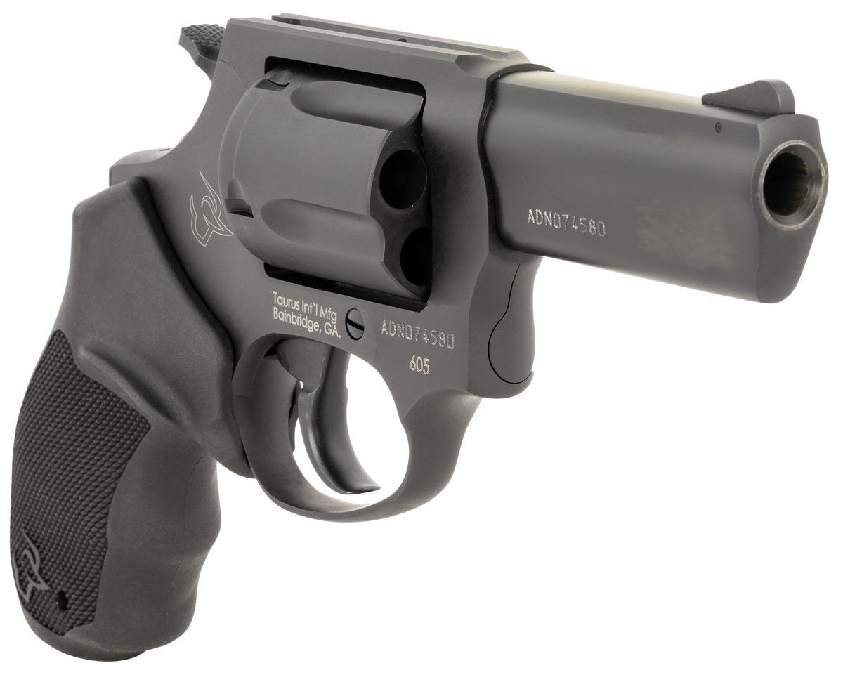 Taurus 605 T.O.R.O. 357 Mag/38 Special +P 3" 5-Rd DA/SA Revolver - Matte Black Stainless Steel - Optics Ready — view 3