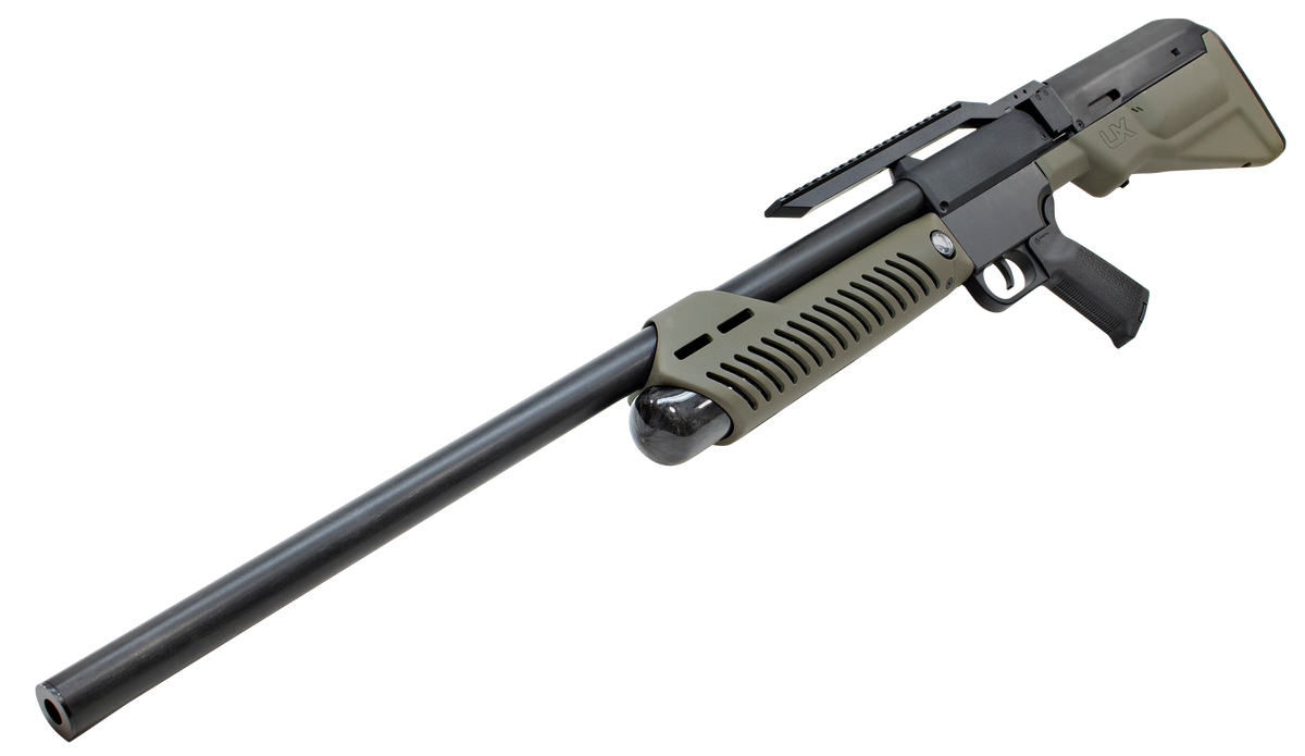 RWS Hammer PCP .50 Cal 2-Shot 29.5" Bolt Action Air Rifle - OD Green Synthetic Stock — view 3