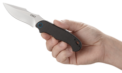 Columbia River P.S.D. 3.63" Folding Plain Satin 4116 SS Carbon Fiber/G10 Knife — view 3