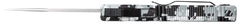 CobraTec Lightweight 3.25" OTF Drop Point D2 Steel Winter Digi Camo Aluminum Handle — view 3