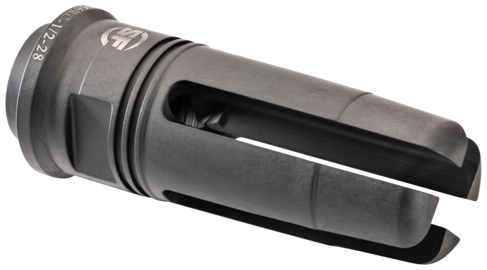Surefire SOCOM 5.56x45mm NATO 1/2x28 Flash Hider - 2.60" DLC Stainless Steel — view 3
