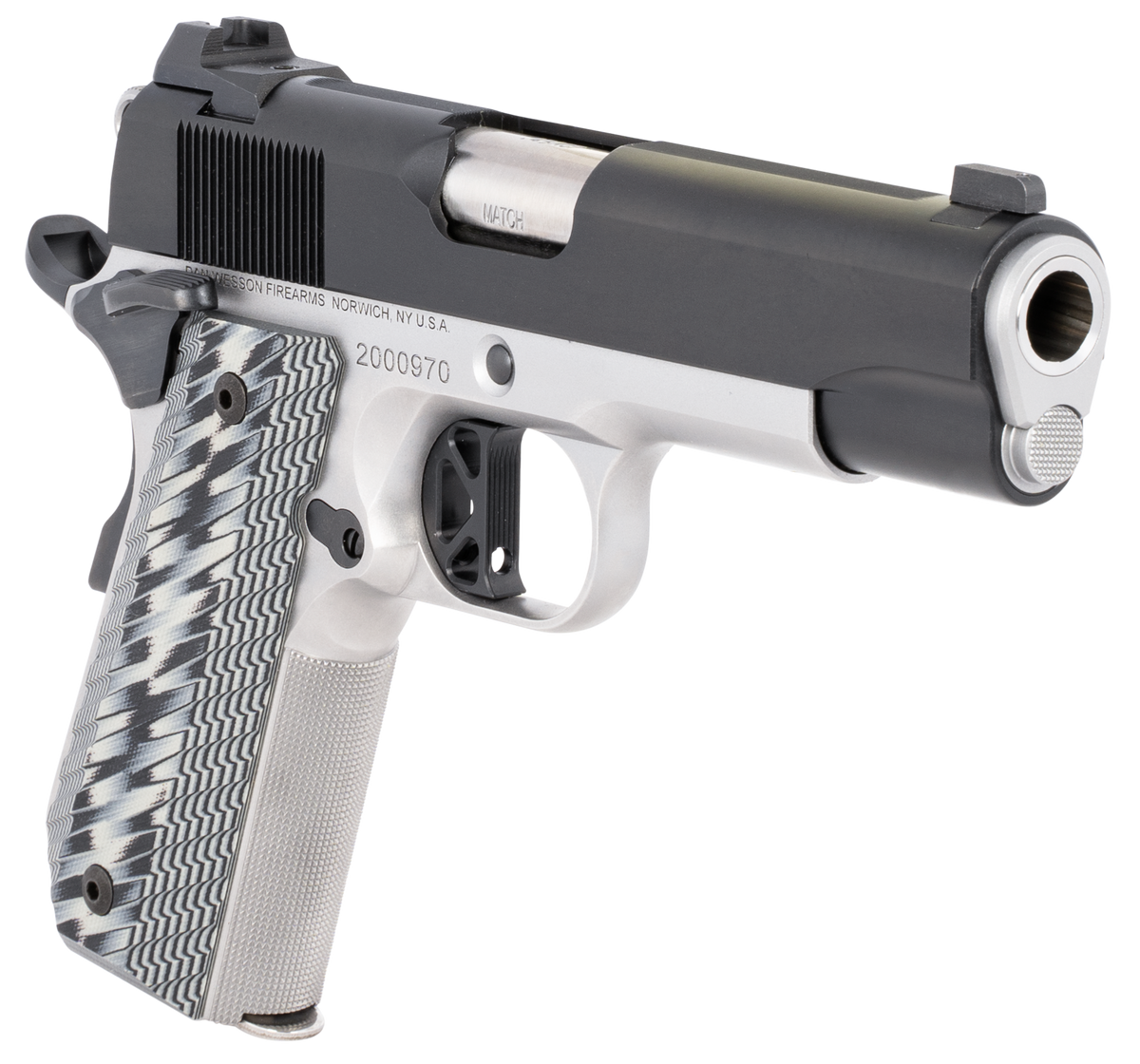 Dan Wesson V-Bob 45 ACP 4.25" 8+1 SAO Pistol - Two-Tone — view 3