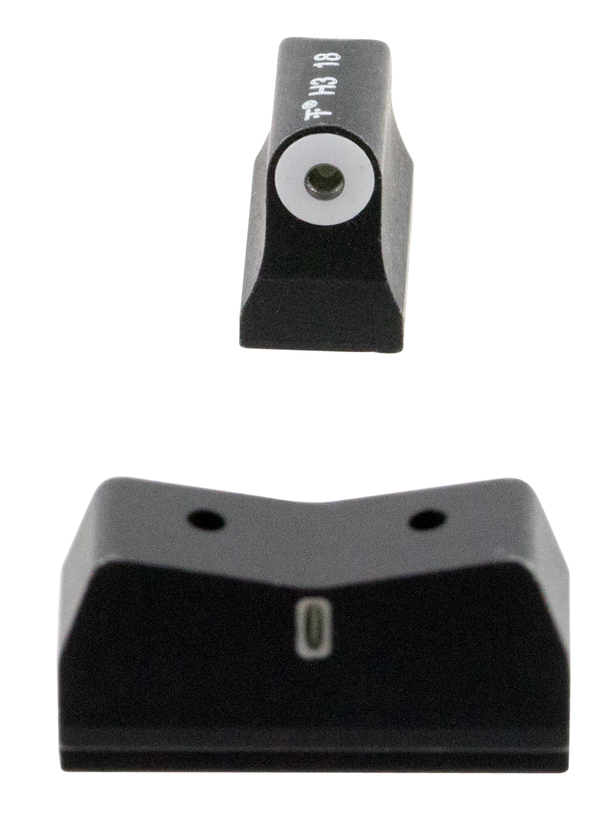 XS Sights DXT Big Dot Night Sights for Glock - Suppressor Height - Green Tritium White Outline Front/Rear Set — view 3