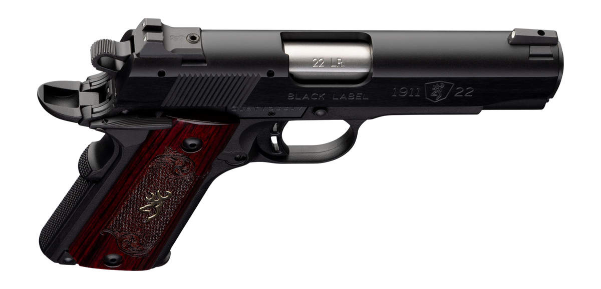Browning 1911 Black Label Medallion Compact 22 LR 10+1 3.63" Semi-Auto Pistol — view 3