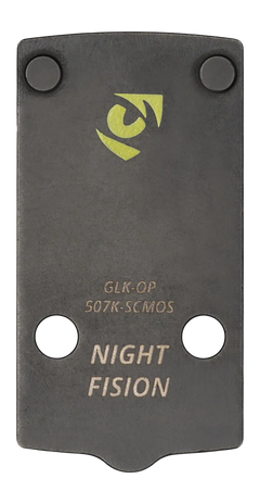Night Fision GLK-OPBS-507K-43X-YGZX Optic Plate & Backup Tritium Night Sight Combo - Fits Glock 43/43X/48 MOS / Holosun 507K — view 3