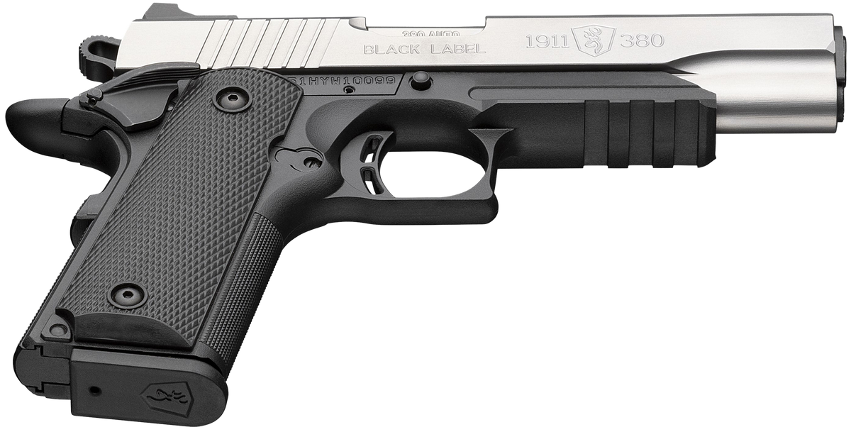Browning 1911-380 Black Label Full Size .380 ACP 4.25" 8+1 SAO Pistol — view 3