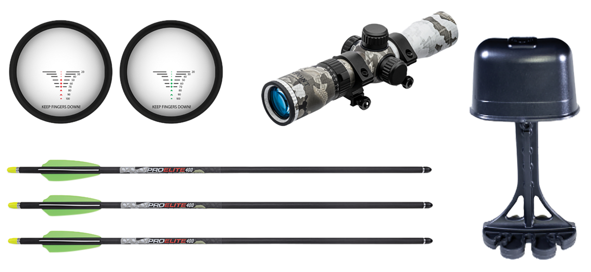 TenPoint Turbo X Vektra Camo Crossbow 230 lb 33.25" 415 FPS - Rangemaster 100 Package — view 3