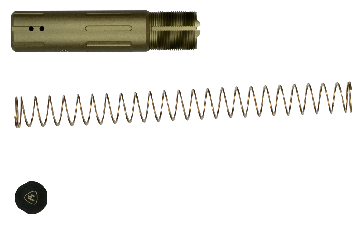 Strike Industries AR Pistol Slick Buffer Tube 7075-T6 Aluminum Flat Dark Earth — view 3