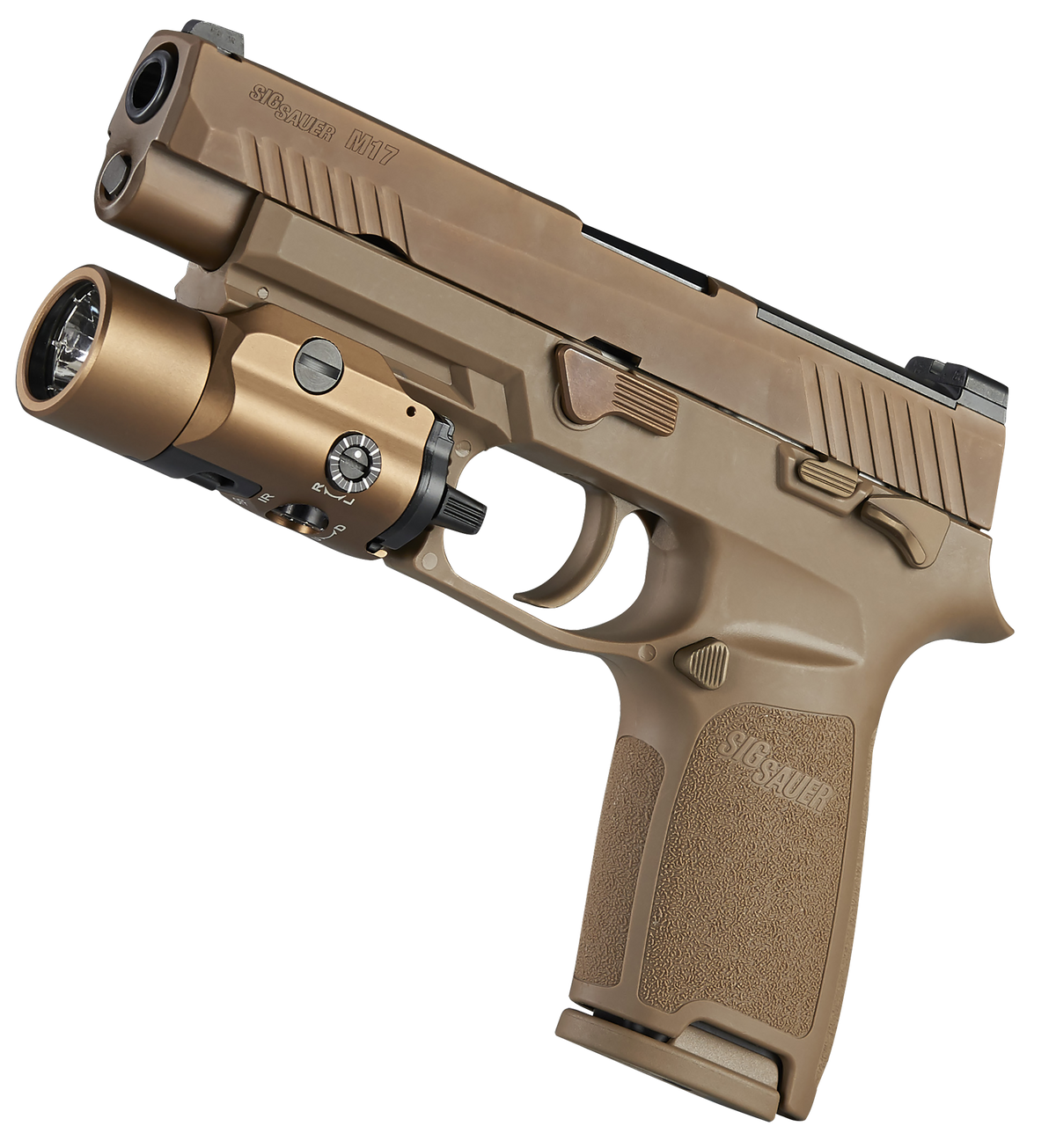 Streamlight TLR-VIR II 300 Lumen White LED/IR Laser Weapon Light - Coyote Anodized - M17/M18/Picatinny — view 3