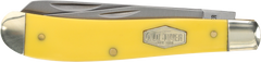 Old Timer Gunstock Trapper 3" 2-Blade Plain Stainless Steel Yellow Folding Knife — view 3