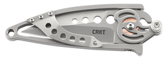 Columbia River Snap Lock 2.55" Folding Drop Point Plain 420J2 SS Stainless Handle Knife — view 3