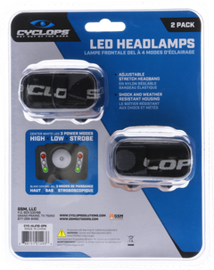 Cyclops 210 Headlamp LED 210 Lumen AAA Polymer 2 Pack — view 3