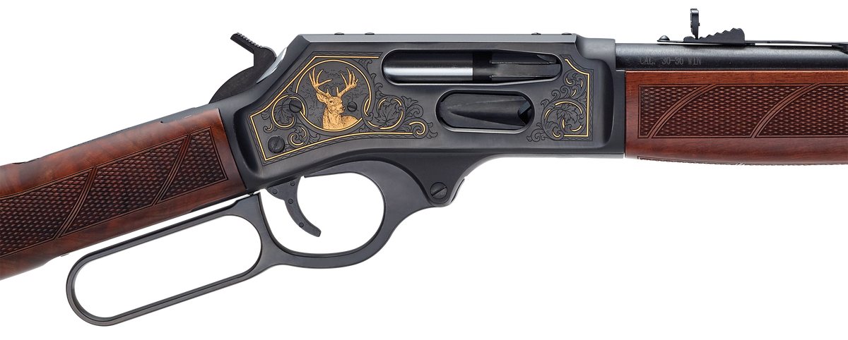 Henry H009GWL Side Gate Wildlife 30-30 Win 5+1 20" Blued Lever-Action Rifle — view 3