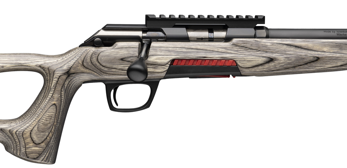 Winchester Xpert Target 21 Sharp 18" 10+1 Bolt Action Rifle - Gray Laminate Thumbhole Stock — view 3