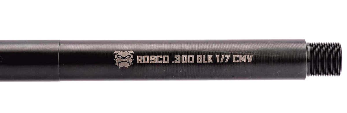 Rosco Manufacturing Bloodline AR-15 300 Blackout 10.5" 4150 CMV Barrel - Nitride — view 3