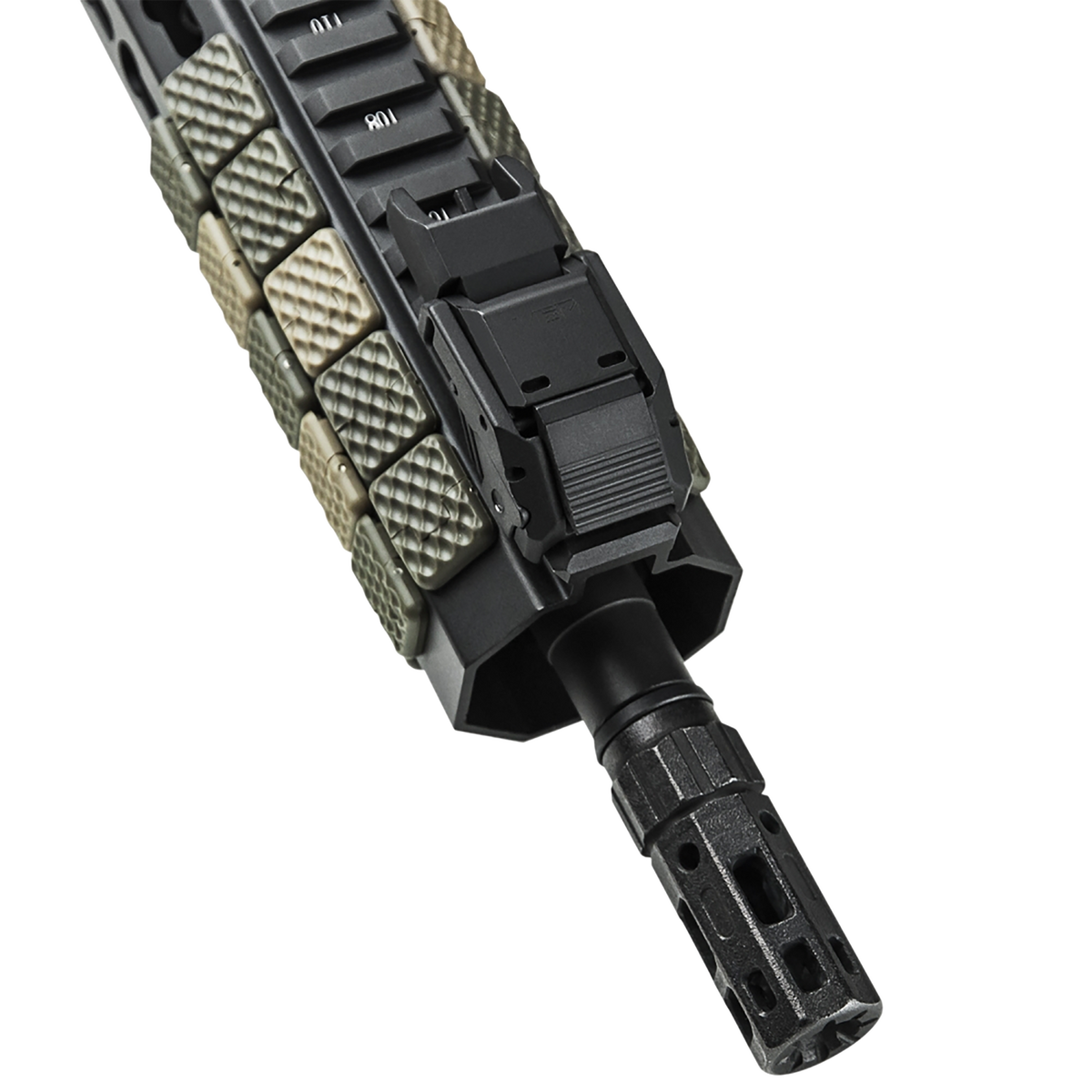 NcStar VMARFLC Pro Series Flip Up Front and Rear AR-15 Sights - Black — view 3