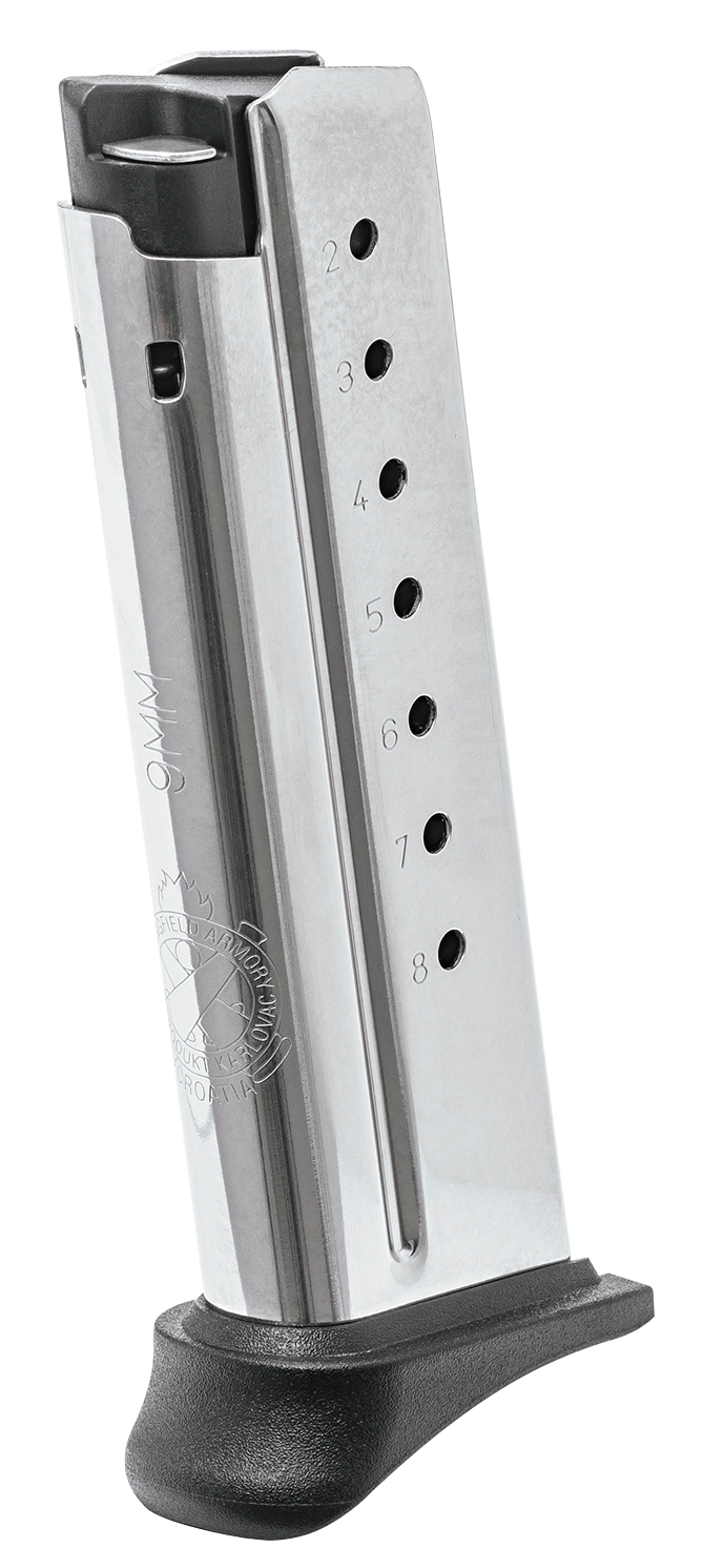Springfield Armory XD-E 9mm Luger 8rd Stainless Steel Magazine — view 3
