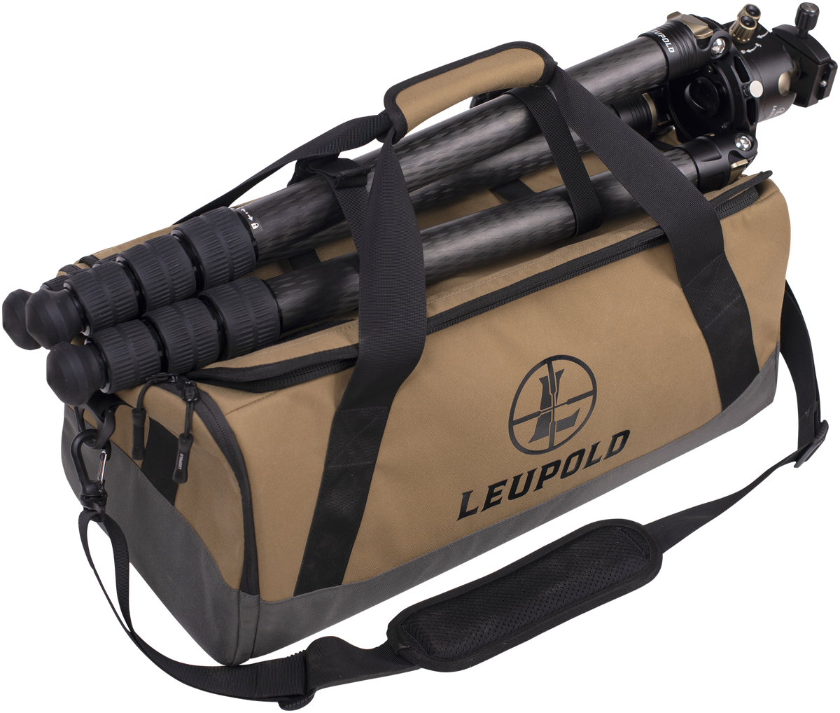 Leupold Optics Go Gear 21" Tan/Black Nylon Duffle Bag — view 3
