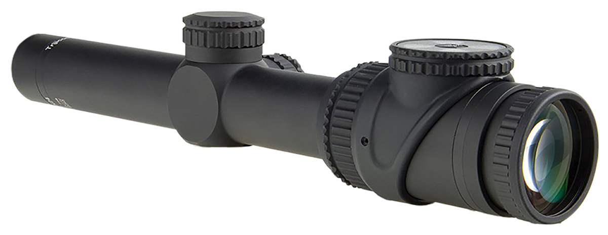 Trijicon AccuPoint 1-6x24mm 30mm Tube Illuminated Green Triangle Post Riflescope — view 3