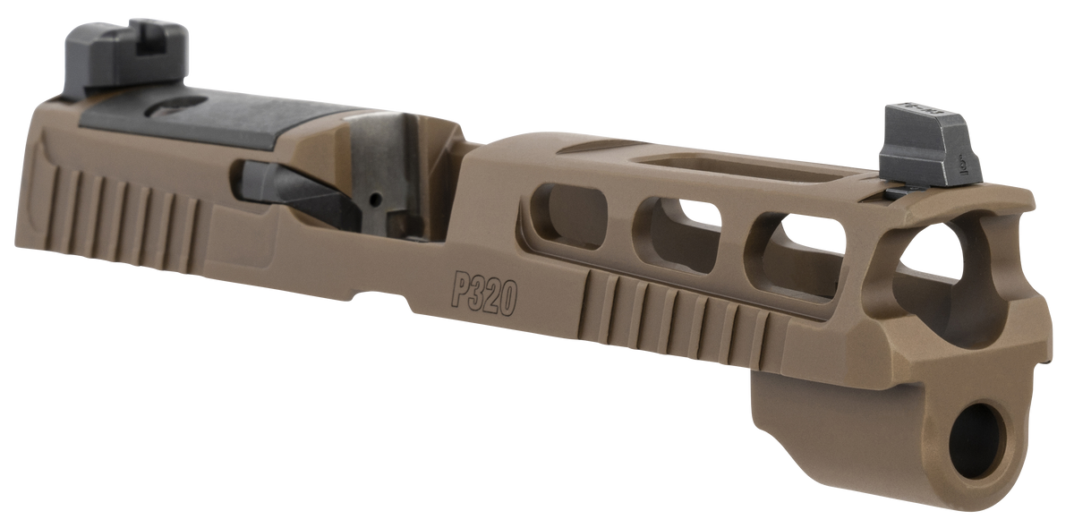 Sig Sauer P320 PRO-CUT 9mm Luger 4.7" Optic Ready Slide Assembly - Coyote Brown PVD — view 3