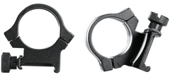 Weaver Mounts Quad Lock Detachable Scope Rings 1" High Extended Matte Black Aluminum - Quick Detach — view 3