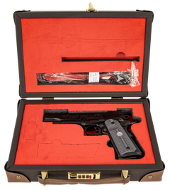 EAA Girsan MC1911 S Lux 45 ACP 5" 8+1 Semi-Auto Pistol - Black Chrome Engraved — view 3