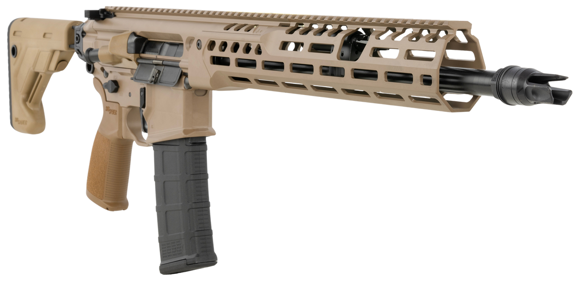 Sig Sauer MCX Spear LT IR 5.56 NATO 16" 30+1 Semi-Auto Rifle - FDE — view 3