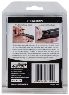 A-Zoom 17104 Pistol Striker Cap 45 ACP 2-Pack Dummy Rounds — view 3