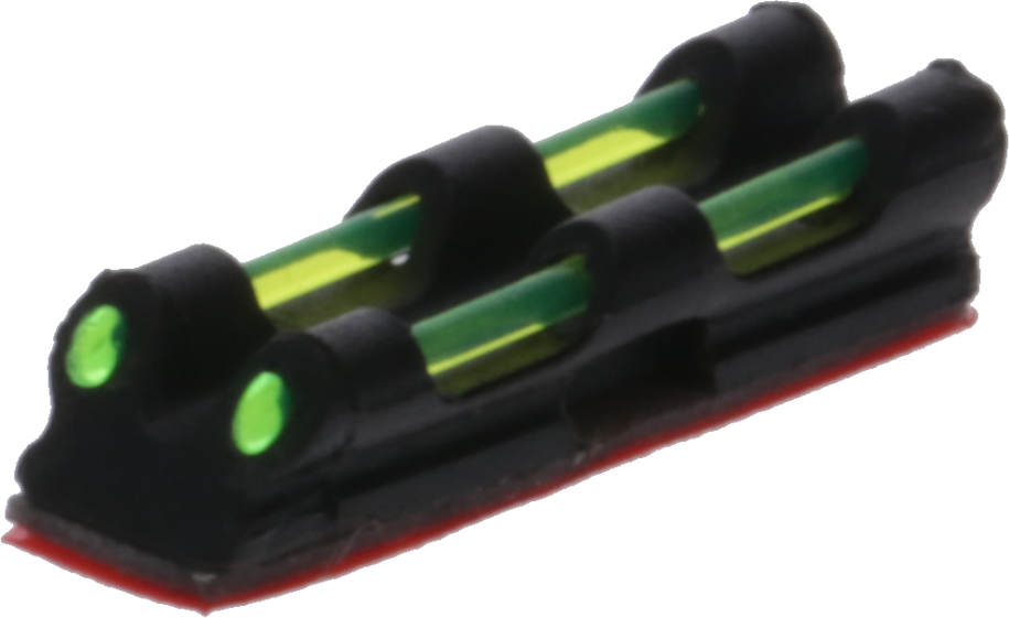 TruGlo Gobble-Dot TG94 Universal Shotgun Sights Green/Red Fiber Optic Front/Rear Set - Black — view 3