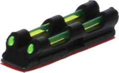 TruGlo Gobble-Dot TG94 Universal Shotgun Sights Green/Red Fiber Optic Front/Rear Set - Black — view 3