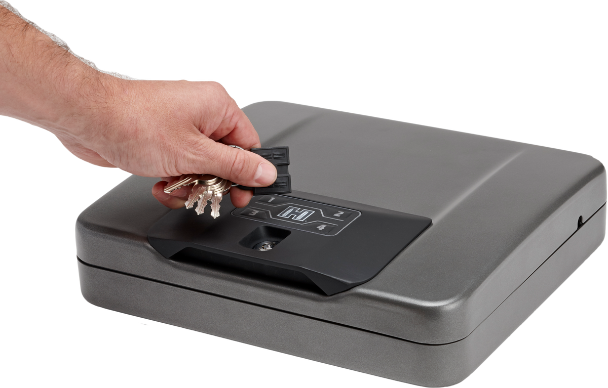 Hornady Rapid Safe 4800KP XXL RFID Pistol Safe Black 14-Gauge Steel — view 3