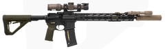 Magpul Industries DT Carbine Stock OD Green Synthetic for AR-15/M16/M4 - Mil-Spec Buffer Tube — view 3
