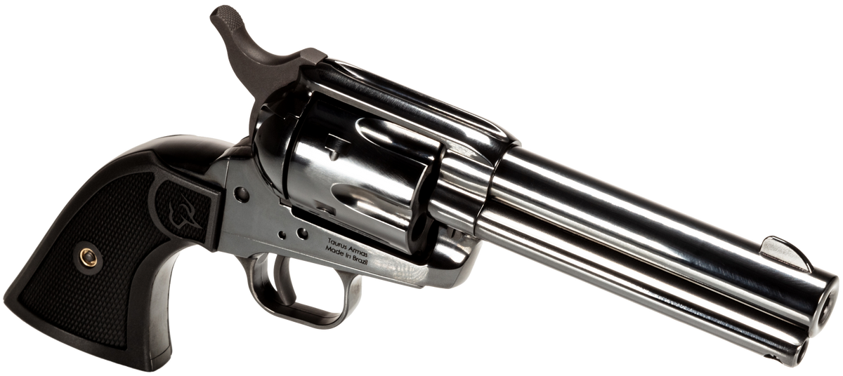 Taurus Deputy 357 Mag 4.75" 6-Shot SAO Small Frame Revolver - Polished Black — view 3