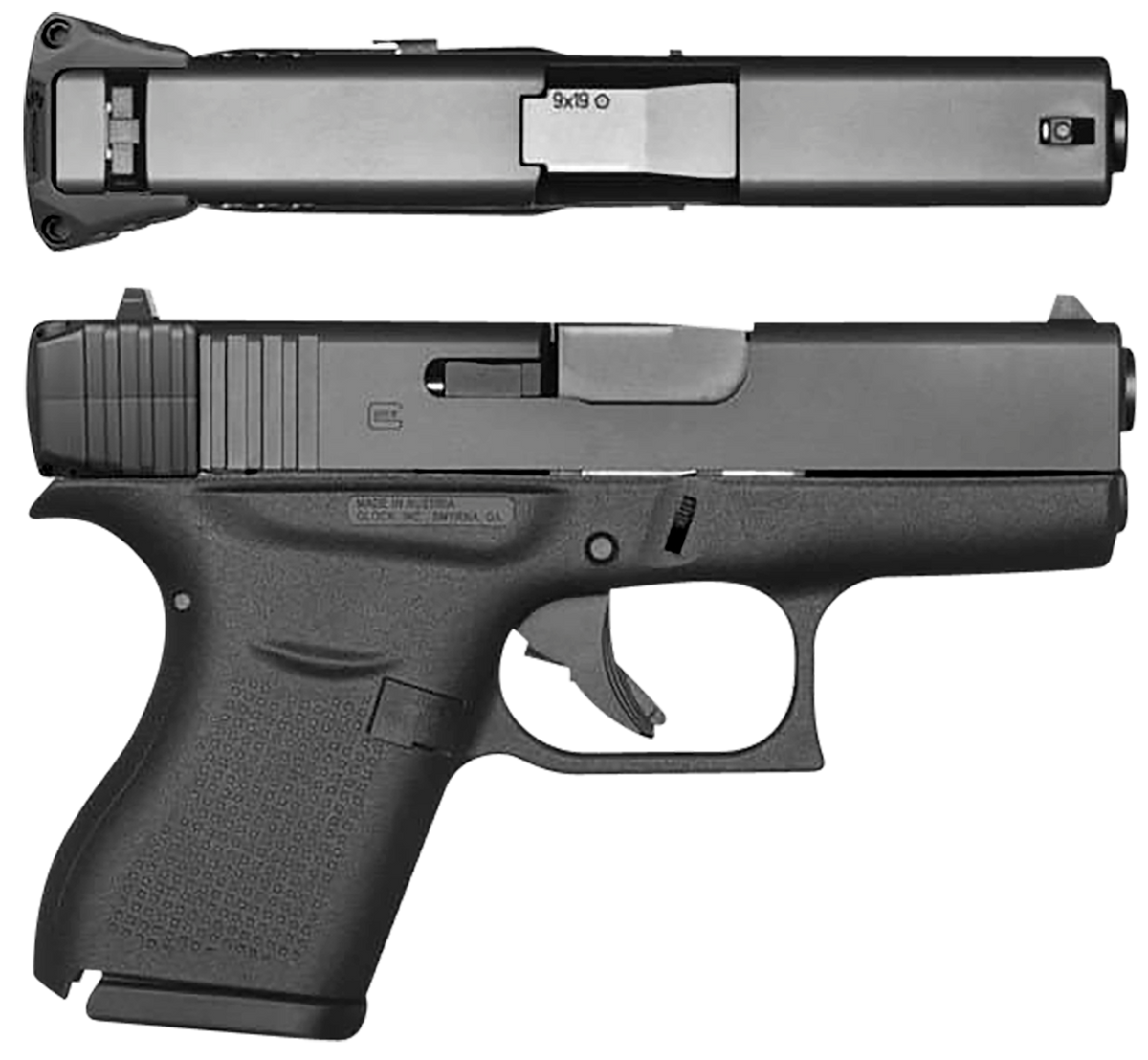 Recover Innovations GCH4201 Upper Charging Handle for Glock 42 Black Polymer Ambidextrous — view 3