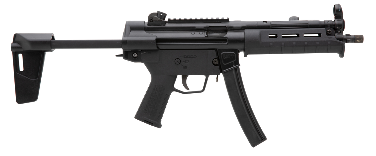 Magpul Industries BSL Collapsible Polymer Arm Brace for HK94/MP5 - Black — view 3