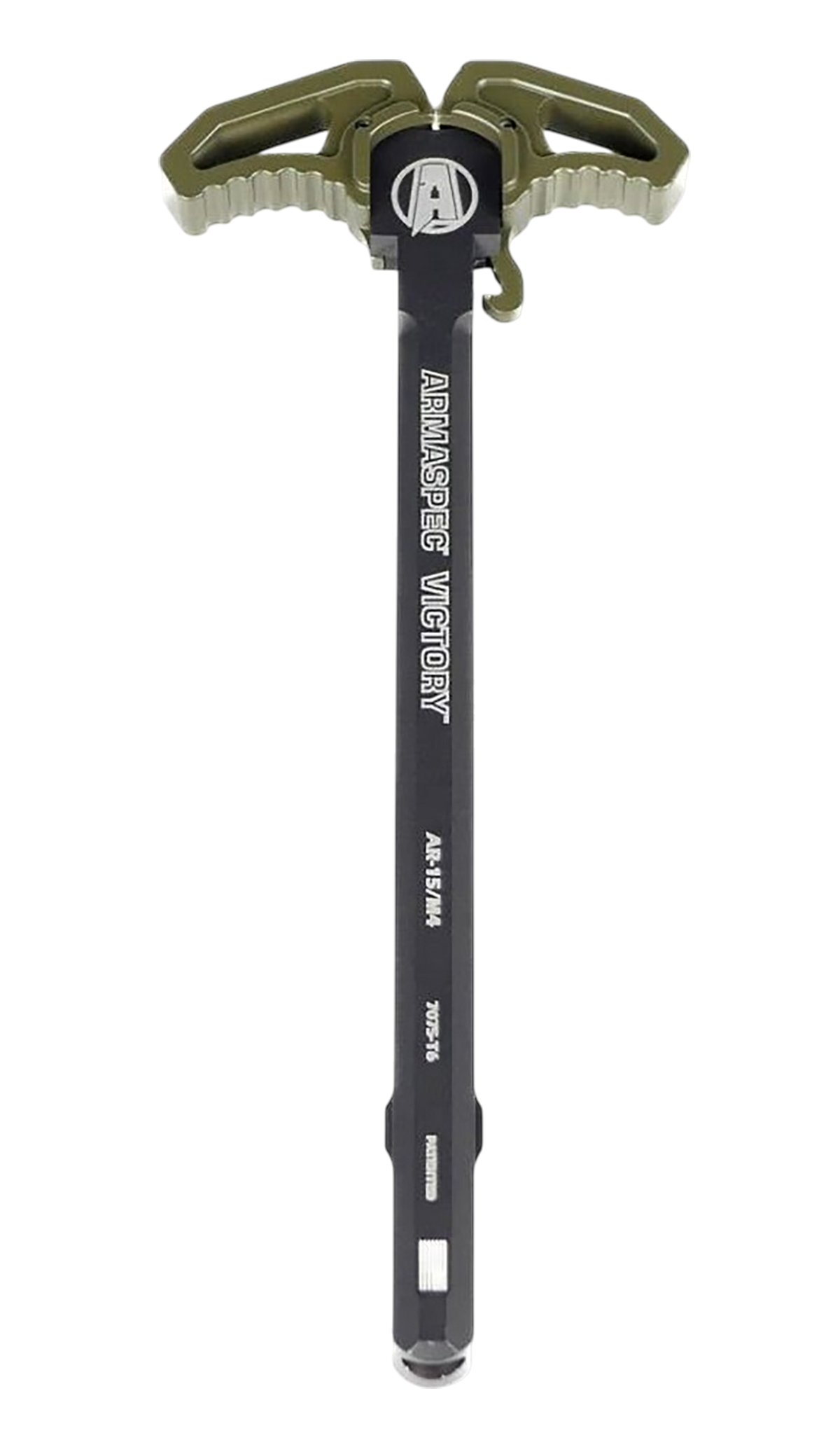 Armaspec Victory AR-15 Ambidextrous Charging Handle OD Green Aluminum — view 3