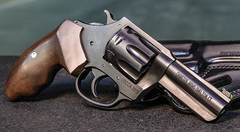 Charter Arms Professional 32 H&R Mag 3" 7-Shot SAO Revolver - Walnut — view 3