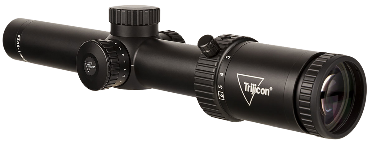 Trijicon Credo HX 1-6x24mm 30mm Tube Illuminated Green MOA Segmented Circle Riflescope - Satin Black — view 3