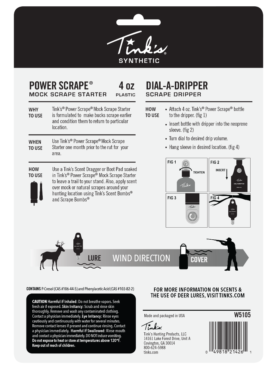 Tinks Power Scrape Dial-A-Dripper Combo Deer Attractant Mock Scrape Starter Scent 4 oz — view 3