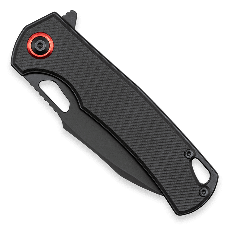 CobraTec Knives Wolverine 3.13" Automatic Drop Point D2 Steel Black TiCN Blade G10 Handle — view 3