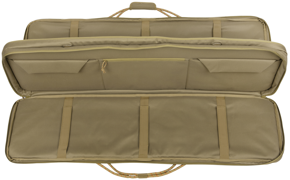 Tac Six 10833 Unit 46" Tactical Rifle Case Coyote 600D Polyester 2 Rifles — view 3