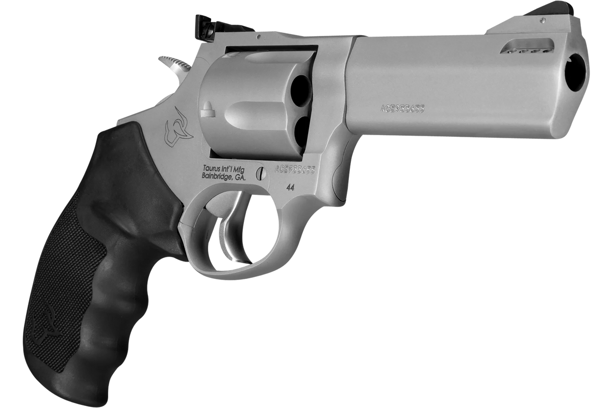 Taurus 2-440049TKR Tracker Model 44 44 Rem Mag 4" 5-Shot DA/SA Medium Frame Revolver - Matte Stainless — view 3
