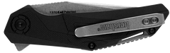 Kershaw Camshaft 1370 3" Folding Clip Point Plain Stonewashed 4Cr14 Black GFN — view 3