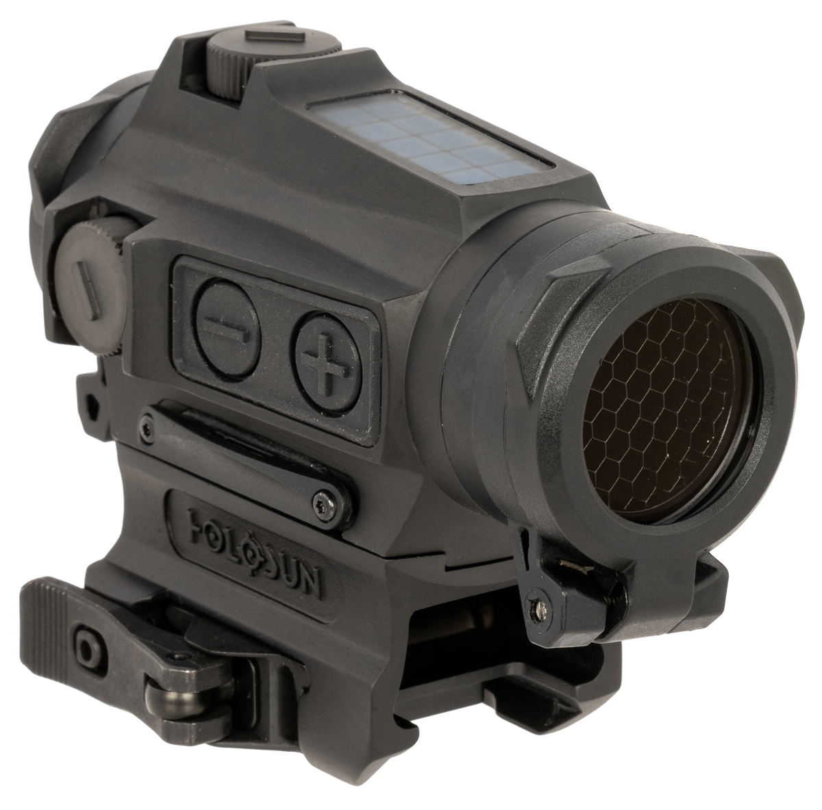 Holosun HE515CT-RD 515 1x 20mm 2 MOA Red Dot/65 MOA Circle Multi-Reticle Reflex Sight - Black Titanium — view 3