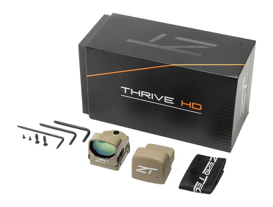 Zero Tech Optics Thrive HD 3 MOA Multi Reticle Green Dot Low Mount Reflex Sight — view 3