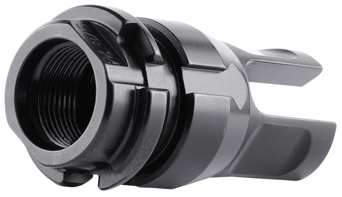 Dead Air DA115 KeyMicro Brake Flash Hider 9mm 1/2x28 Black Nitride - 2.063 in OAL — view 3
