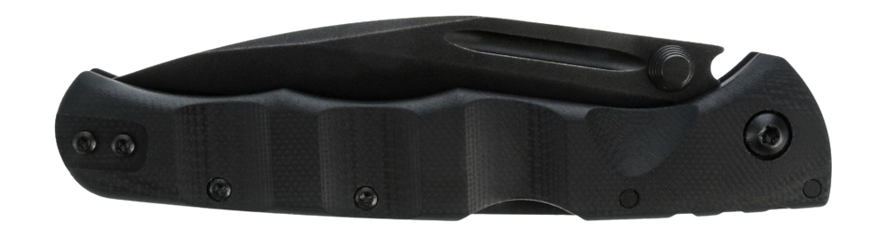 Cold Steel Frenzy II Blackout 3.5" Folding Sheepsfoot Plain Edge CPM 3V Black PVD Black G10 Handle — view 3