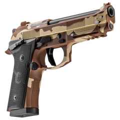Beretta 92XI Combat 9mm Luger 4.7" 18+1 SAO Pistol - Chocolate Chip Camo Cerakote — view 3